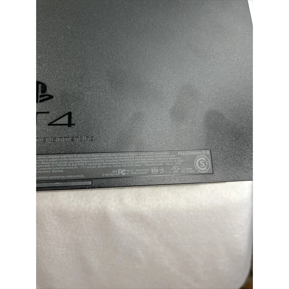 PS4 PlayStation 4 Console (CUH-1115A) 500GB‎ W/Power Cable & HDMI NO Controller